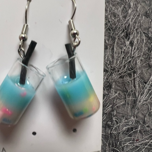 NWOT Mini Boba Tea Earrings! - Picture 11 of 11